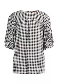 Блузка myMo ROCKS, черный/белый