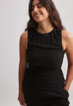 Блузка NA-KD, черная