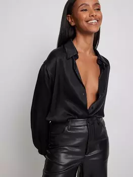 Блузка NA-KD, черный