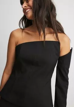 Блузка NA-KD, черный