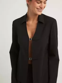 Блузка NA-KD, черный