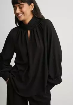 Блузка NA-KD, цвет black