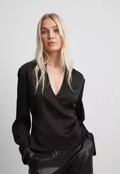 Блузка NA-KD, цвет black