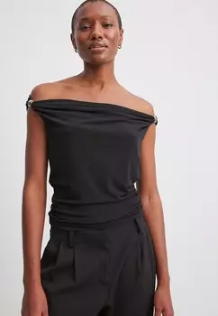 Блузка NA-KD, цвет black