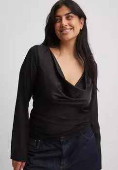 Блузка NA-KD, цвет black