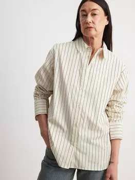 Блузка NA-KD, кремовый