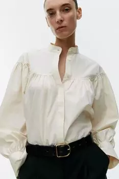 Блузка на кулиске Arket, белый