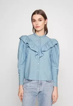 Блузка на пуговицах 2nd Day, синий
