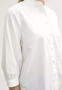 Блузка на пуговицах 3/4 ARM MIT RAFFUNG TOM TAILOR, белый
