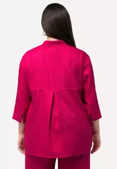 Блузка на пуговицах 3/4 SLEEVE Ulla Popken, розовый