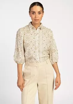 Блузка на пуговицах Aaiko, зеленый