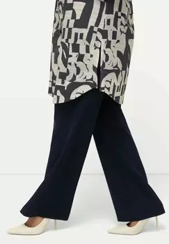 Блузка на пуговицах ABSTRACT PRINT LONG SLEEVE Ulla Popken, кремовый