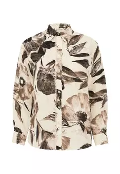 Блузка на пуговицах adL, бежевый