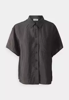 Блузка на пуговицах American Vintage, антрацит