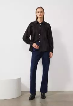 Блузка на пуговицах Anna Field, черный