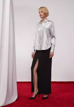 Блузка на пуговицах Anna Field, серебристый