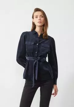 Блузка на пуговицах Anna Field, темно-синий
