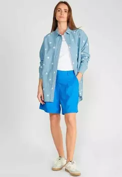 Блузка на пуговицах AUBEPIN Le Temps Des Cerises, синий