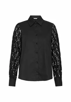 Блузка на пуговицах b.young, черный