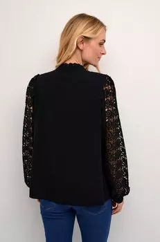 Блузка на пуговицах BENTON Culture, черный