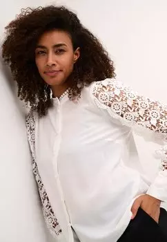 Блузка на пуговицах Benton Culture, кремовый