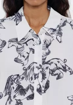 Блузка на пуговицах Bimba Y Lola, молочный