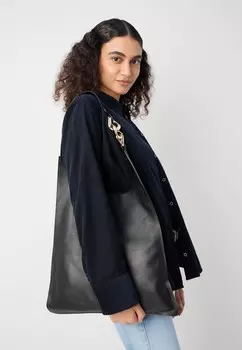 Блузка на пуговицах BLOUSE A SHAPE LONGSLEEVE COLLAR SOLID Marc O'Polo, темно-синий