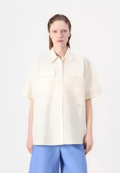 Блузка на пуговицах BLOUSE KARL LAGERFELD, кремовый