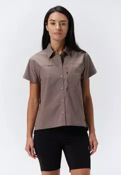 Блузка на пуговицах BOYDEN Icepeak, коричневый