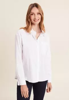 Блузка на пуговицах Breal, молочный