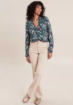 Блузка на пуговицах Breal, синий