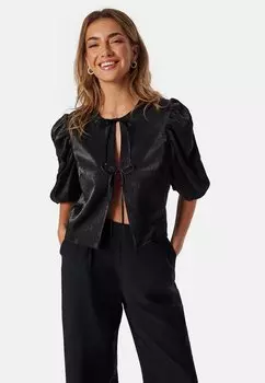 Блузка на пуговицах Bubbleroom, черный