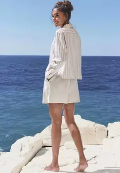 Блузка на пуговицах Buffalo, Sand Wei Gestreift