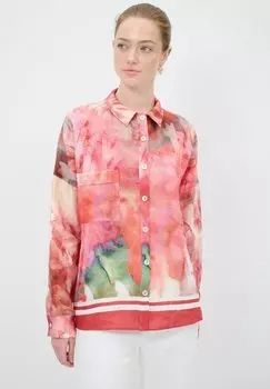 Блузка на пуговицах BUTTON-DOWN BLOUSE adL, розовый