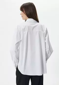 Блузка на пуговицах BUTTONED LONG SLEEVE Koton, белый