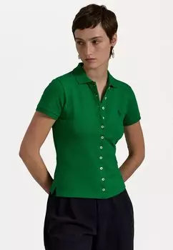 Блузка на пуговицах BUTTONED PLACKET POLO SHIRT Polo Ralph Lauren, зеленый
