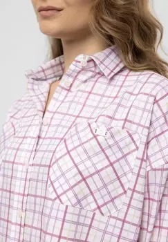 Блузка на пуговицах By Diess Collection, розовый