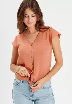 Блузка на пуговицах Cache Cache, цвет Vieux Rose