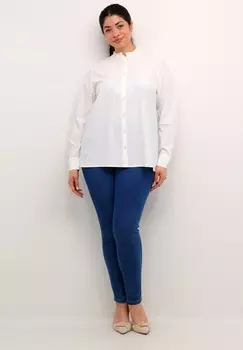 Блузка на пуговицах CADI Kaffe Curve, кремовый