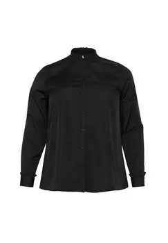 Блузка на пуговицах CADI Kaffe Curve, пестрый черный