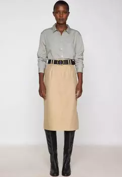 Блузка на пуговицах CALINE Maison 123, хаки