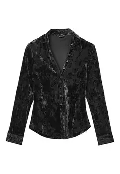 Блузка на пуговицах Calliope, черный