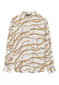 Блузка на пуговицах Calliope, деним