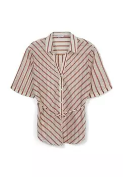 Блузка на пуговицах Calliope, коричневый