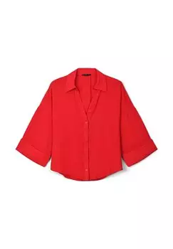 Блузка на пуговицах Calliope, красный