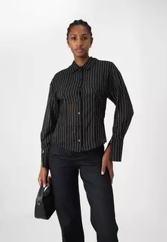 Блузка на пуговицах CAMICIA Patrizia Pepe, черный