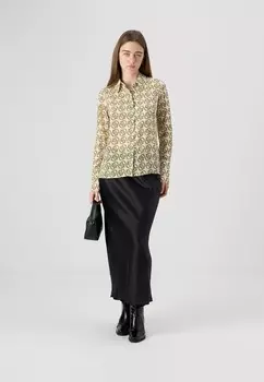 Блузка на пуговицах CAMICIA STAMPATA LIU JO, бежевый