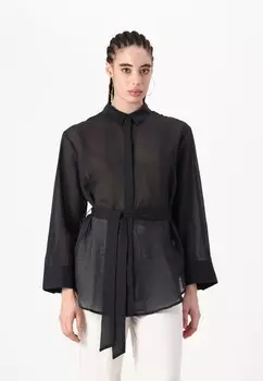 Блузка на пуговицах CARCELLA SHIRT MSCH Copenhagen, черный