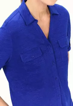 Блузка на пуговицах Caroll, бирюзовый