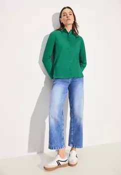 Блузка на пуговицах Cecil, цвет Mottled Green